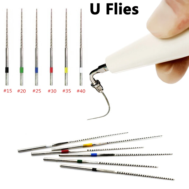 Denspay Dental Ultrasonic UFiles Staniless Steel NITI 1540 33mm For
