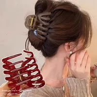New Design Top Grade Pumpkin Hair Claw Clip For Women Sweet Hair Ornament Back Long Hair Hold Headband Hairpin Hair Accessories - Image 3