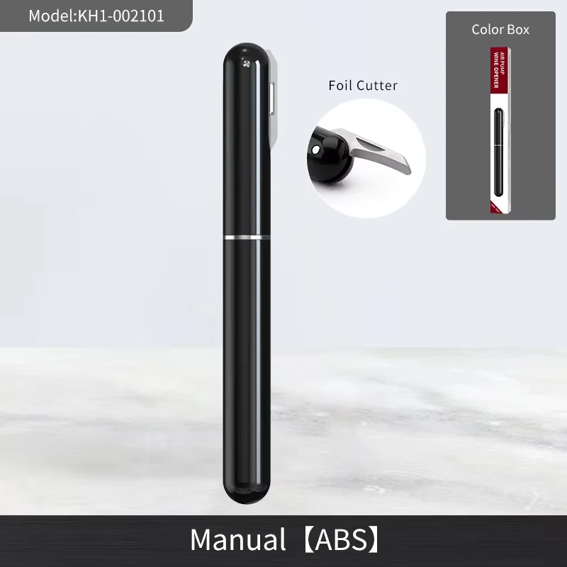 Portable Handheld Air Pressure Wine Opener with Foil Cutter