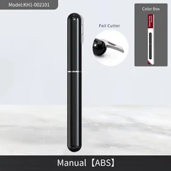 Portable Handheld Air Pressure Wine Opener with Foil Cutter (Black)