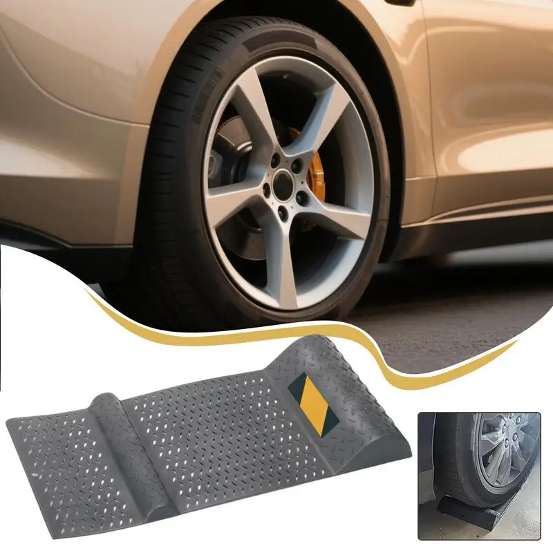 Wheel anti-skid device vehicle positioning anti-slip car truck parking Stop garage parking Non-Slip assist tire plug parking pad