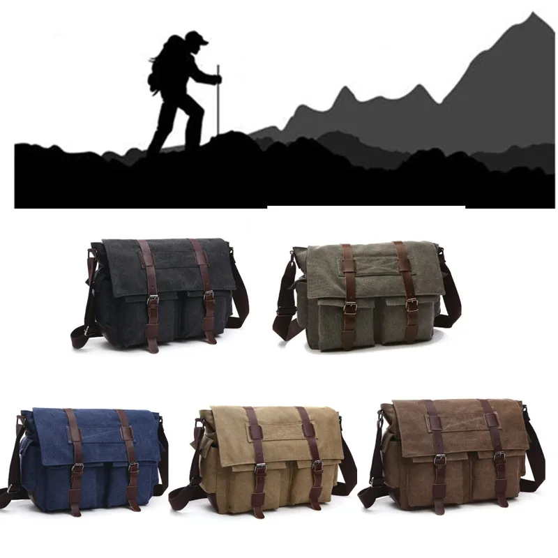 

Canvas Leather Men Messenger Bags I AM LEGEND Will Smith Big Satchel Shoulder Bags Male Laptop Briefcase Travel Handbag