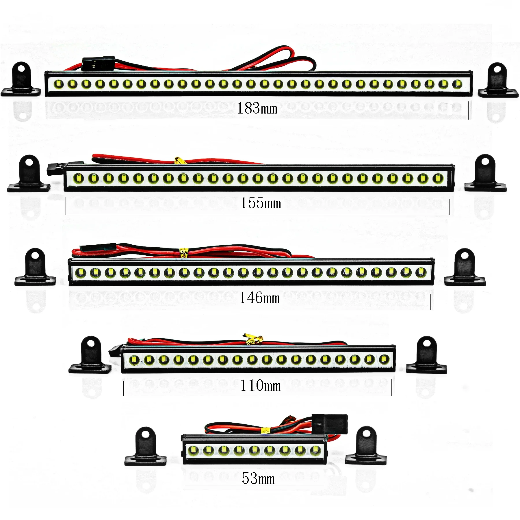 

CatRC 52/110/146/155/183 мм фонари на крышу для Axial SCX10 90046 Traxxas TRX4 Slash rdler 1/8 1/10 RC Car Upgra