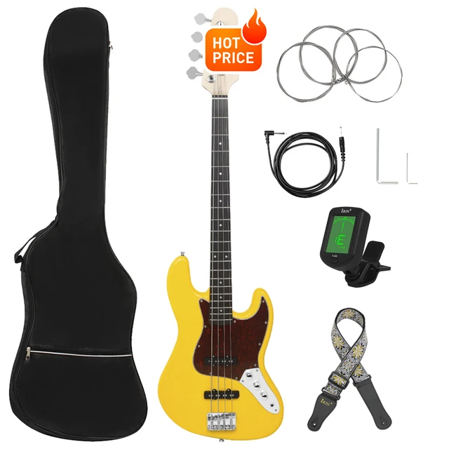 Irin-エレクトリックベースギター,4弦,20フレットの感