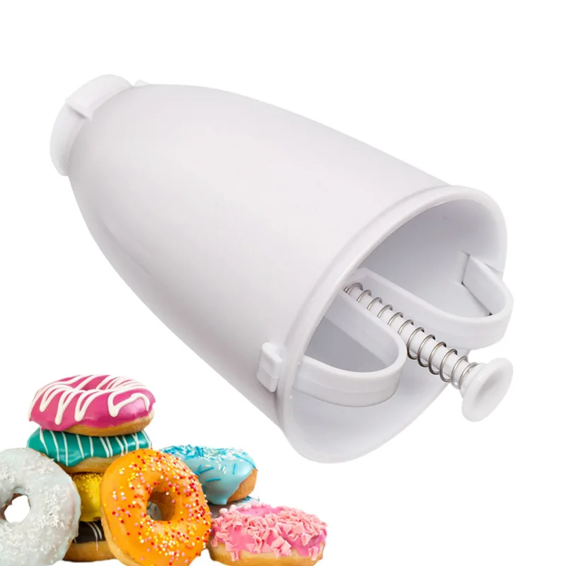 Donut Molds Weight Donut Maker Plastic Manual Waffle Dispenser Fast Plastic Maker Round Cookie Molds Tools baking mould