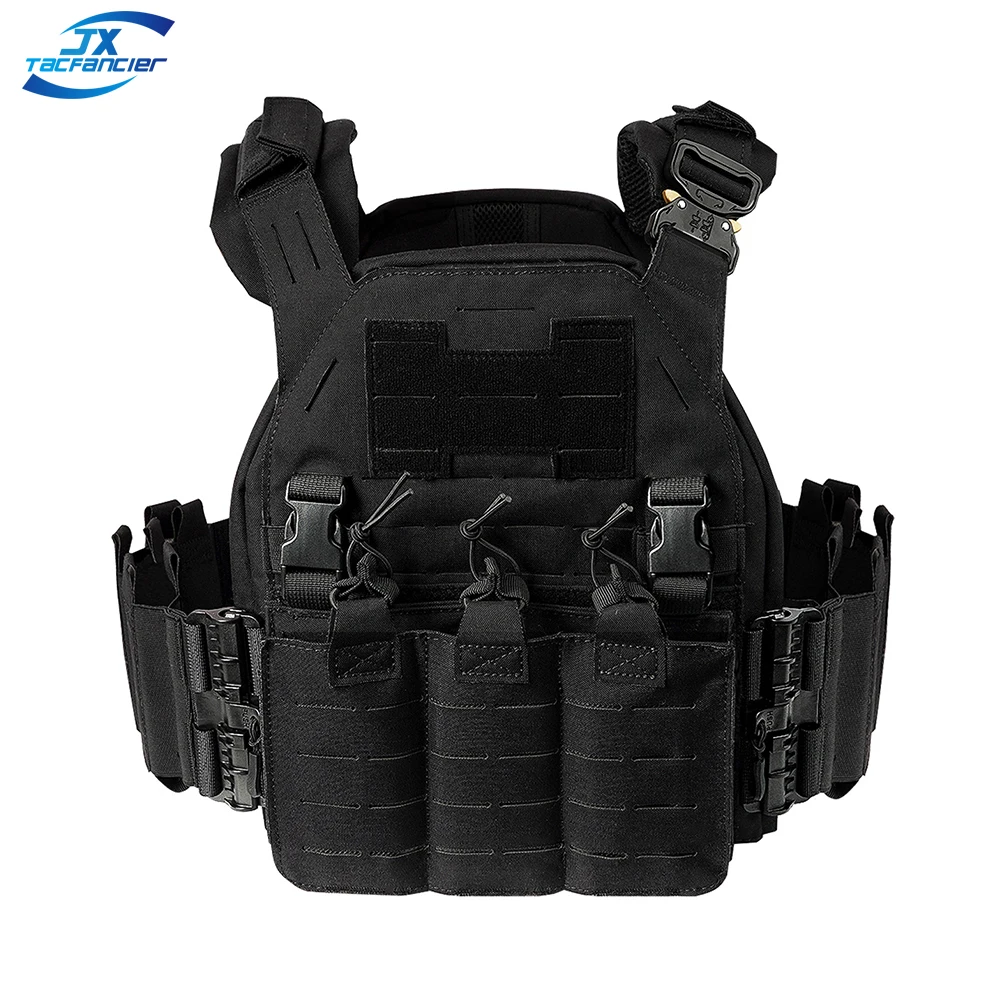 TacticalVestPlateCarrierBodyArmorQuickReleaseSystemMagazine