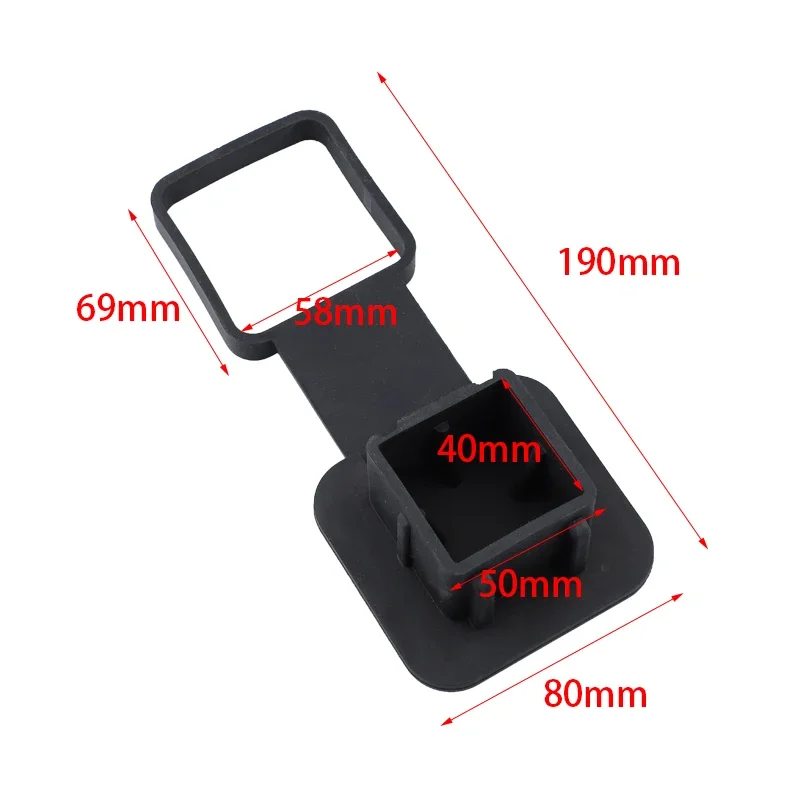 Trailer Hitch Cover Plug Rubber Tow Plug Tube Cap Protector for Mercedes Toyota Jeep Ford Chevrolet RAM Dodge
