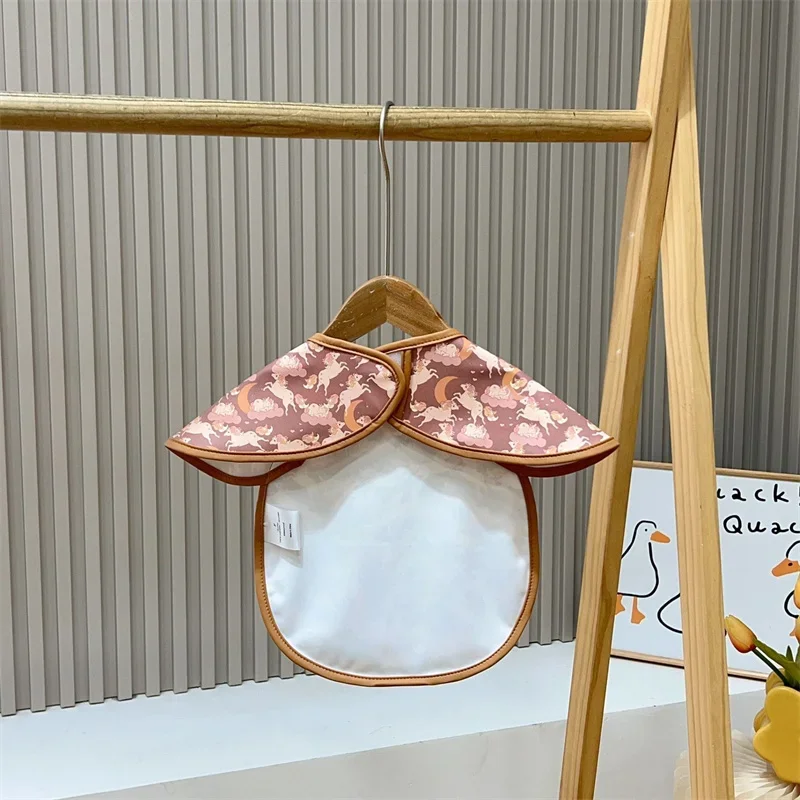 Waterproof Baby Bibs Cartoon Girls Boys Newborn Infant Meals Bib Anti-dirty Saliva Bibs Sleeveless Children Smock Feeding Aprons 5