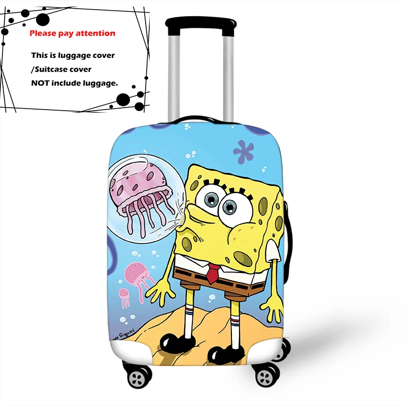Mateju Housse Valise Élastique Spandex – Protection Bagage Anti-Rayures & Lavable – Tailles S à XXL (S, Noir)