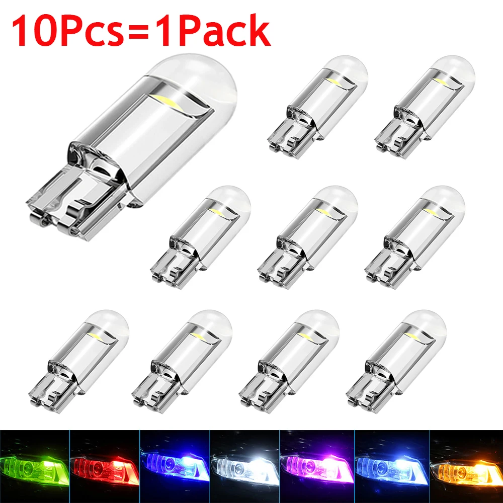 10 шт./лот T10 12 В W5W Светодиодные Автомобильные поворотные боковые огни габаритные