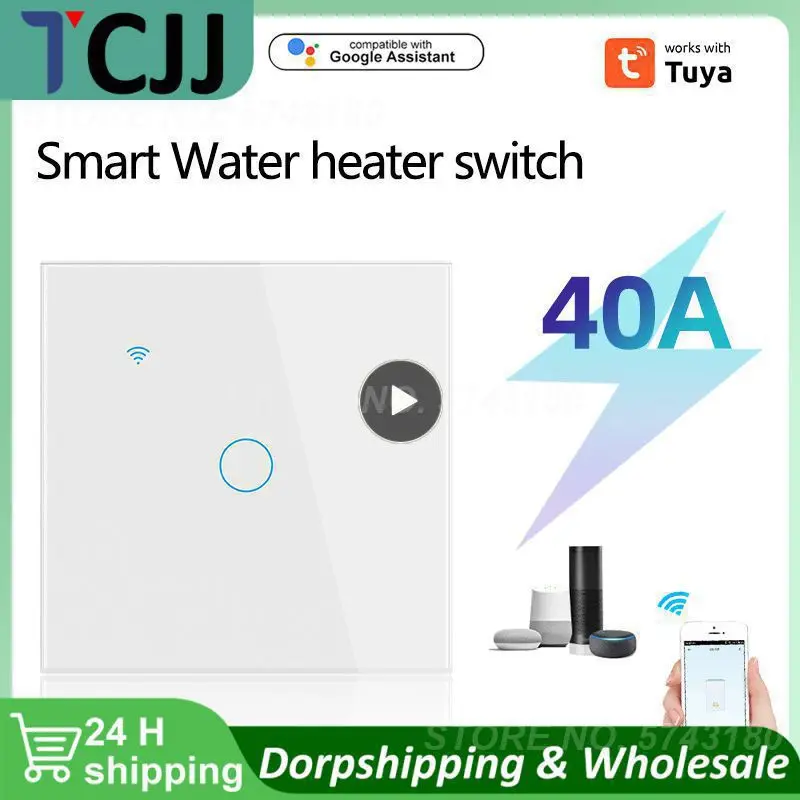 

Переключатель для водонагревателя Tuya с поддержкой Wi-Fi и Alexa Home, 40 А, 8000 Вт