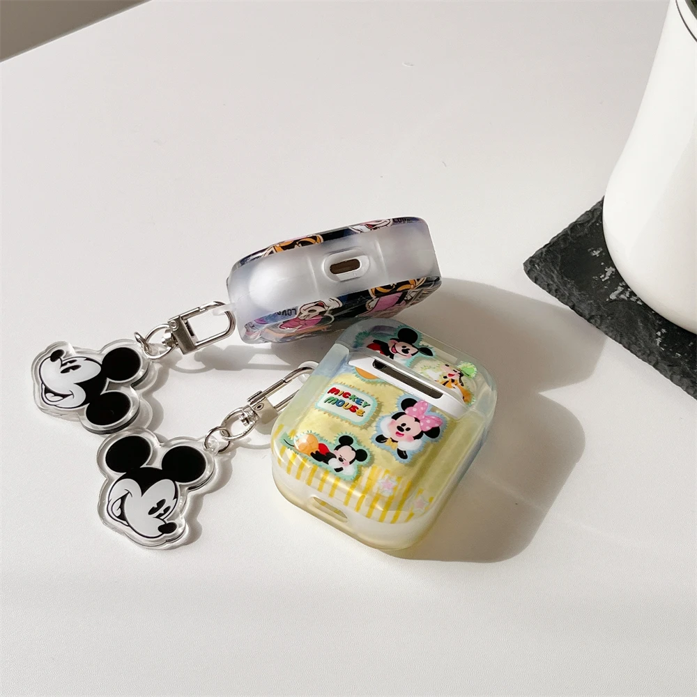 Cute Disney Minnie Mickey Case For Airpods Case With