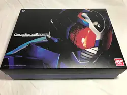 Bandai – masque de chevalier japonais CSM, ceinture de Transformation, Gatack de luxe, seau en acier, série Kabutuo, à piles 