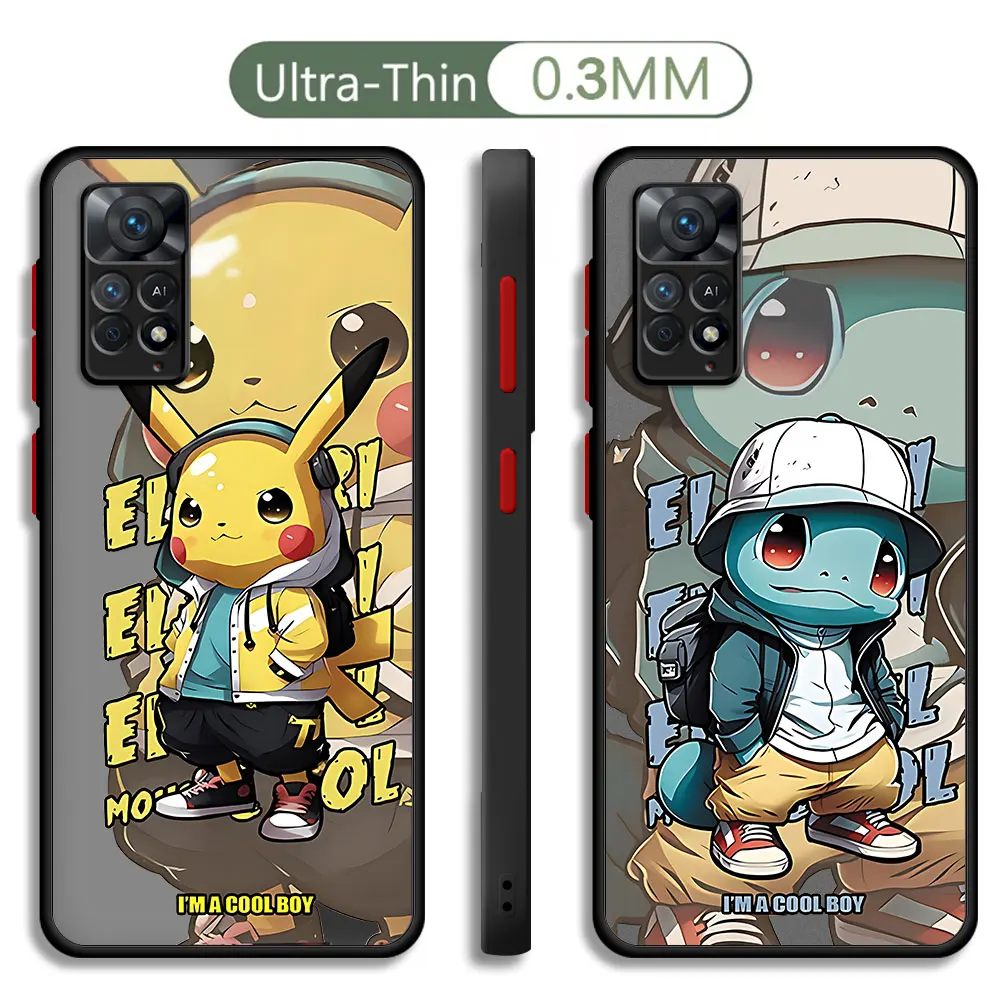 Custodia Anime Pokemon Per Xiaomi Redmi A2 10 9T 9 A1 9C K40 Pro 12C 10C 9A Cover Soft Capa