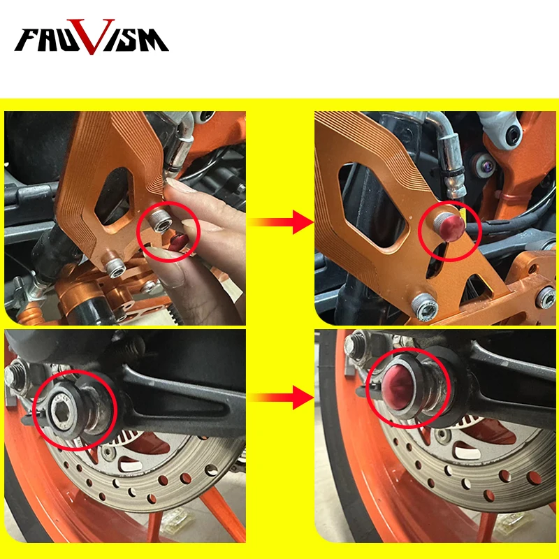 Motorcycle Accessories Universal hexagon socket head cap M6 M8 M10 for Suzuki Yamaha Kawasaki Honda Aluminum alloy anti-rust dust cap