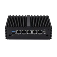 Kansung K10821G5 Mini PC Fanless Computer Elkhart Lake Celeron J6412 Quad Core with 5x2.5 Gigabit Intel LAN Firewall Router 1
