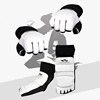 Taekwondo  Leather Foot Gloves Sparring Karate Ankle Protector Guard Gear Boxing Martial Arts Foot Guard Sock Adult Kid 1
