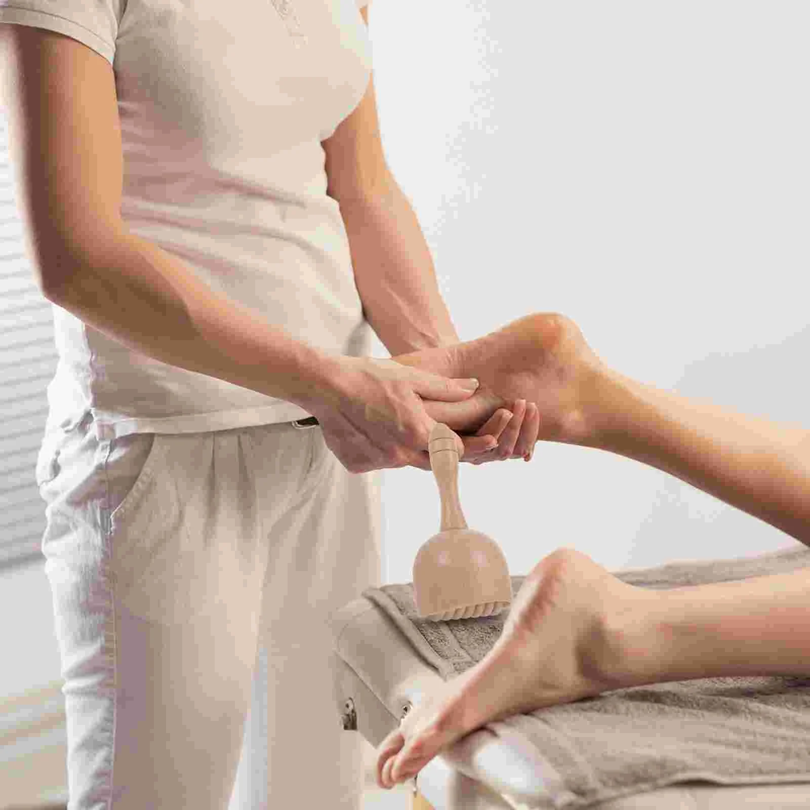 Wooden Guasha Tools Handheld Massagers Handheld Wood Swedish Cup Multipurpose Tool Scraping Stick Manual Roller Tool