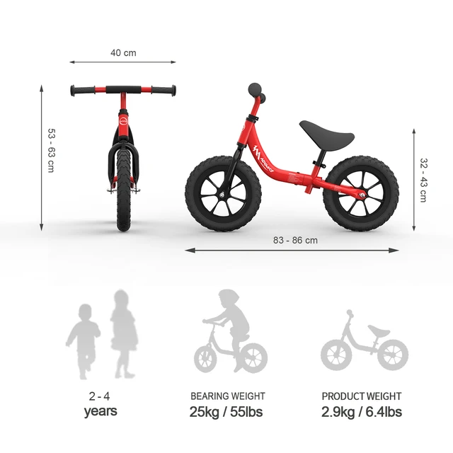 Besrey Balance Bike 2 Year Old Above Toddler Bike Baby Bike Balance Training for Kids Ages 2-4 Years Old (Under 25 Kg) 6