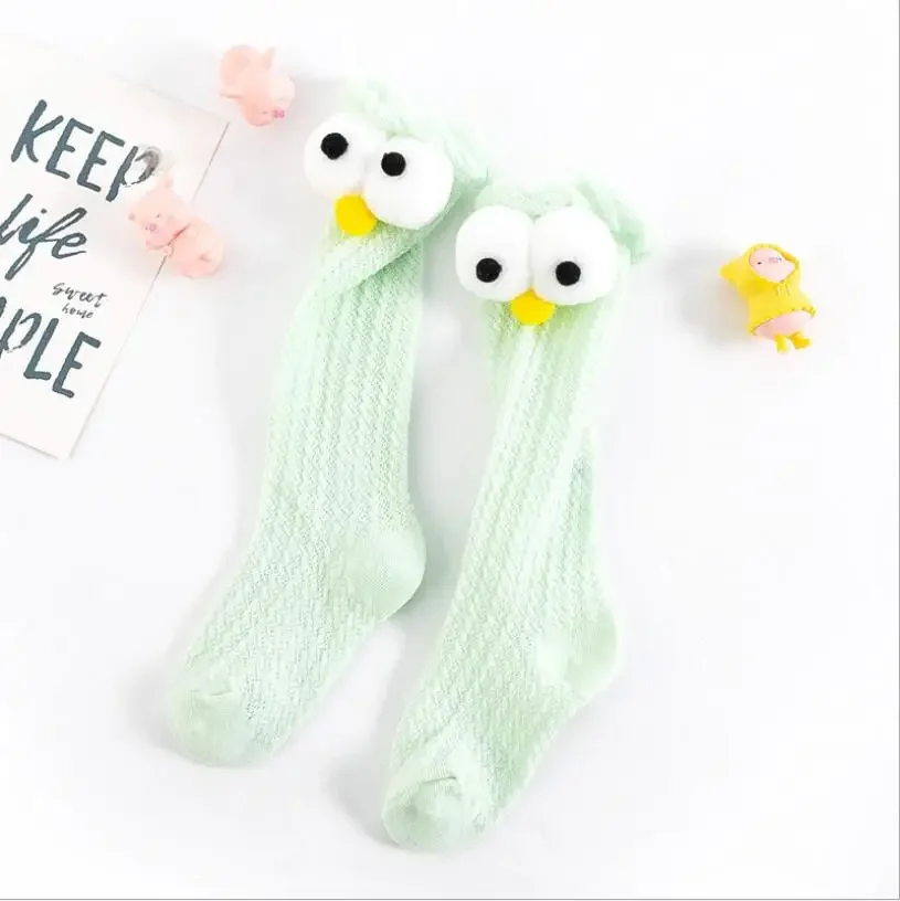 Green eye socks