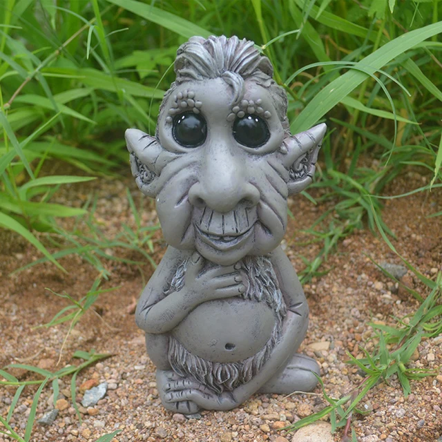 Tribe Savage Szobrok Vicces Gyanta Mikro Táj Kézműves Miniatűr Dekorációs Kellékek A Kerti Tornác Udvarhoz - Image 2