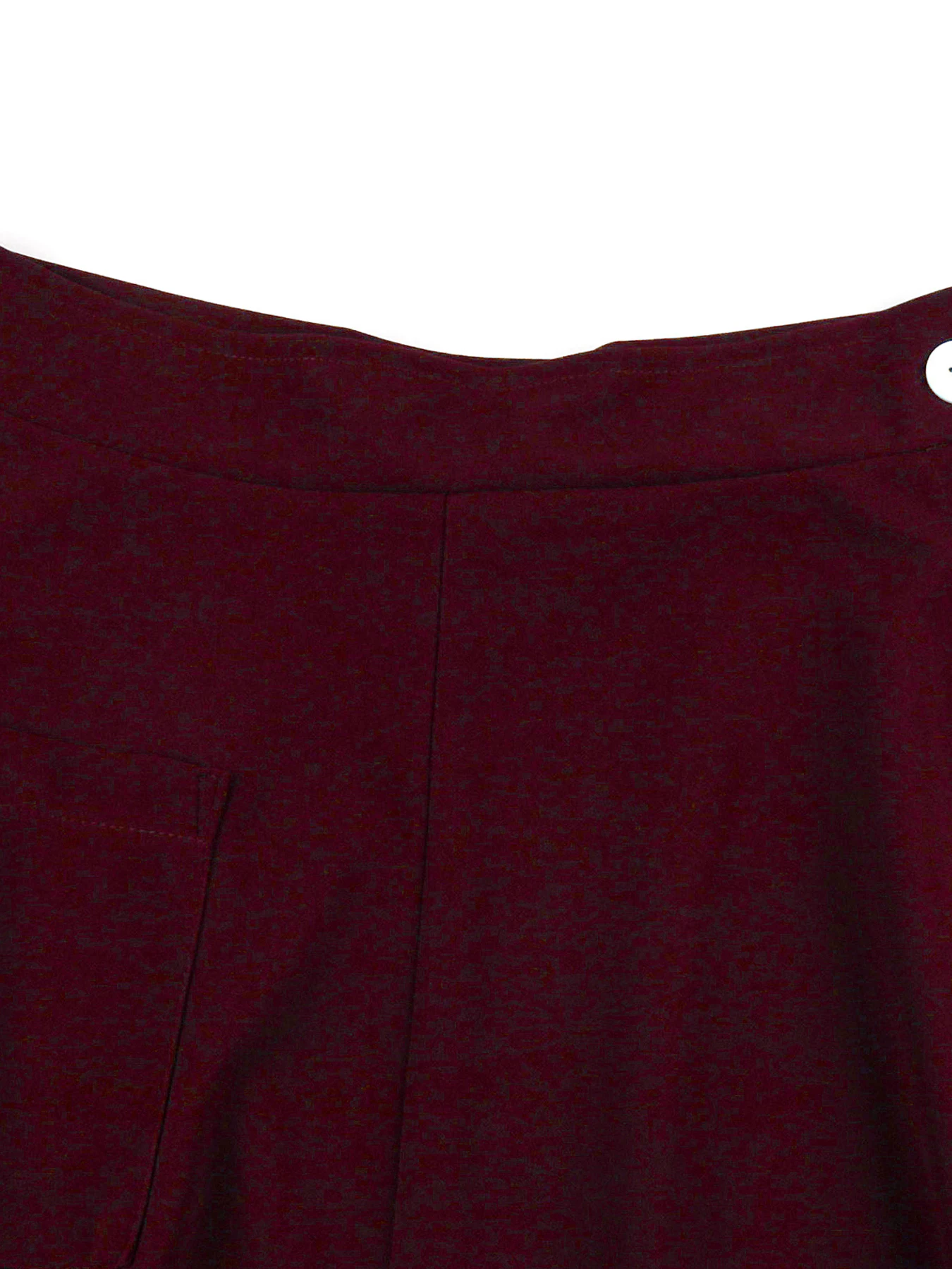 Tonval One Pocket Front Buttons Side Swing Skirt 2025 Vintage Clothes for Women Green Elegant Plain Skirts