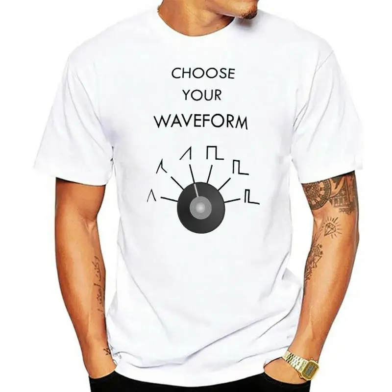 Scegli La Tua Forma D'Onda-Maglietta Nera Moog Synth Novation Arturia Bass Station Mininova Ultranova Strumento Elettronico