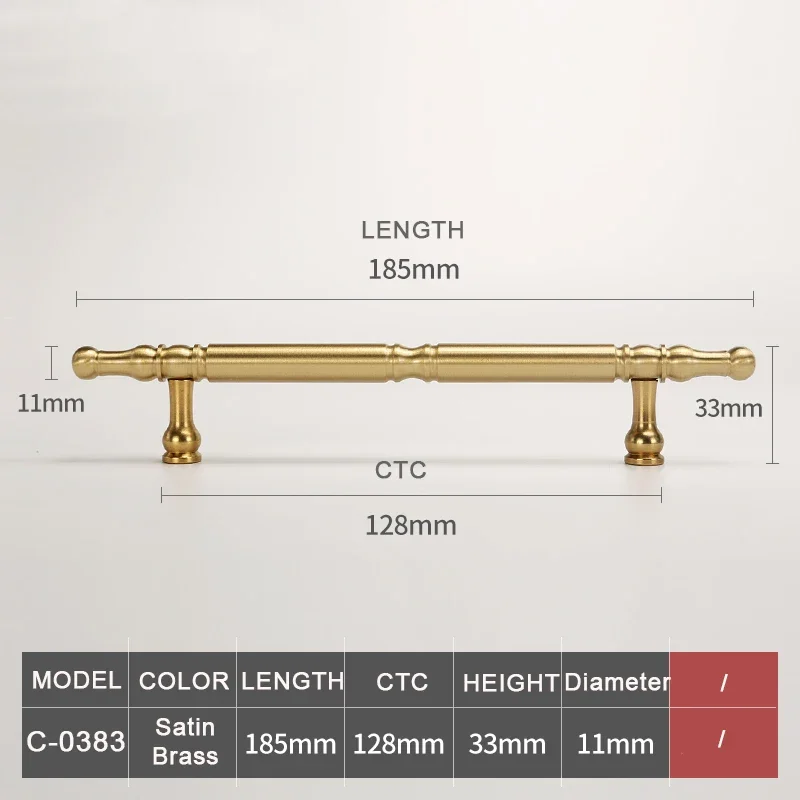 Pomello In Nappa In Ottone Manopole E Maniglie Per Porte Rotonde Per Mobili Armadio Armadio Cassetto Maniglie Per Tiranti C-2755 Vite In Oro Moderno - Foto 5