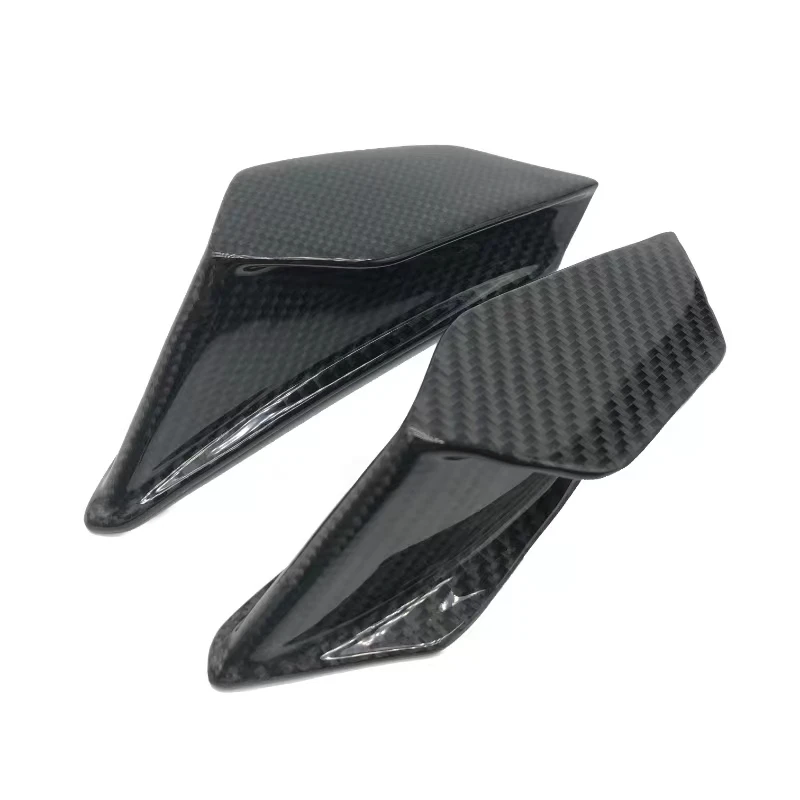 2 PCS High Quality Carbon Fiber Scoooter Dynamic Motorcycle Wing kit Motorbike Scooter Aerodynamic Motorcycle Winglet Kits