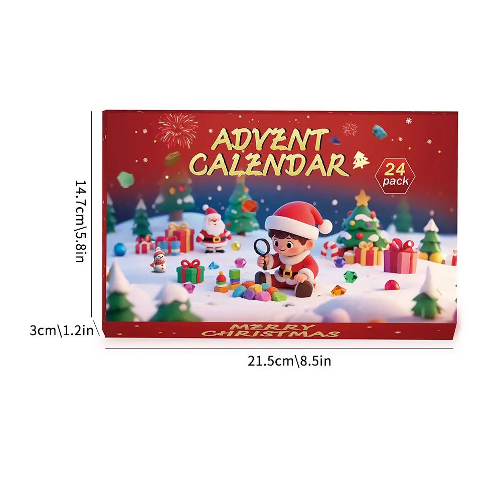 Christmas Advent Calendar 24 Days Rock Collection Christmas Countdown Calendar Rock Crystal Stone Kids Gifts