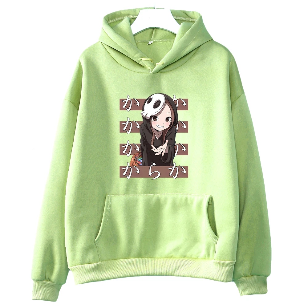 

Teasing Master Takagi-san Takagi Graphic Hoodies Japanese Anime Casual Women Sweatshirts Long Sleeve Winter Fleece Hooded Hoodie