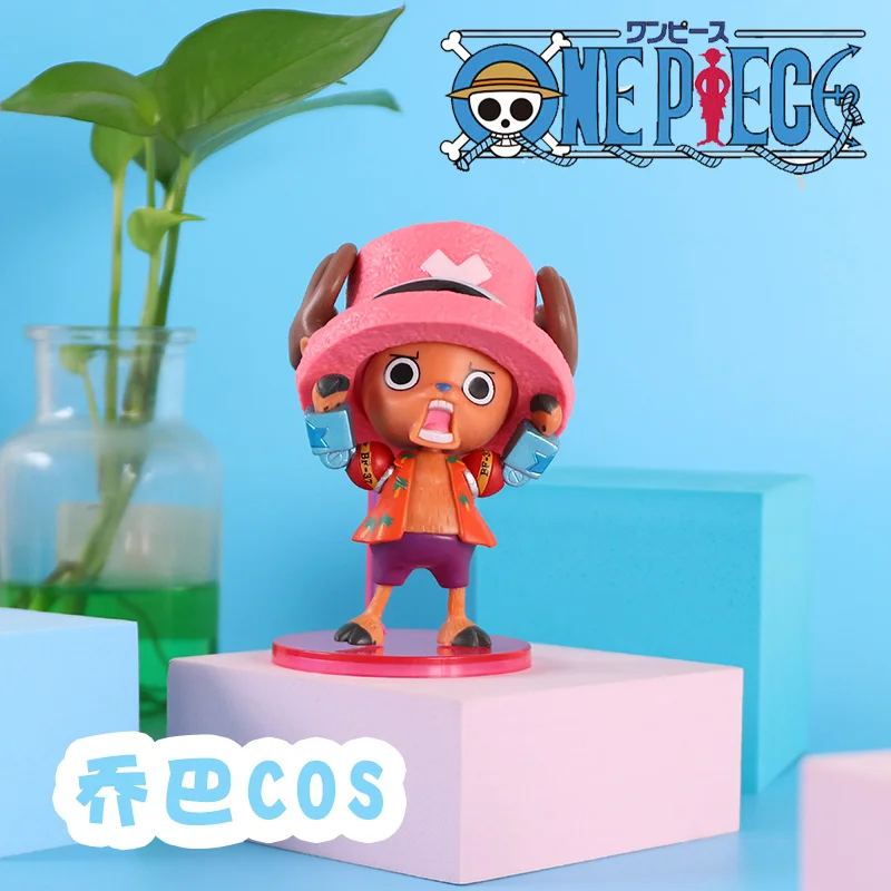 thumbnail image 1 of Figura de anime de One Piece Tony Chopper Cos Roger Luffy Zoro Ace Usopp Sanji Shanks Buggy Figura de acción Modelo Juguetes Muñeca, 1 of 5