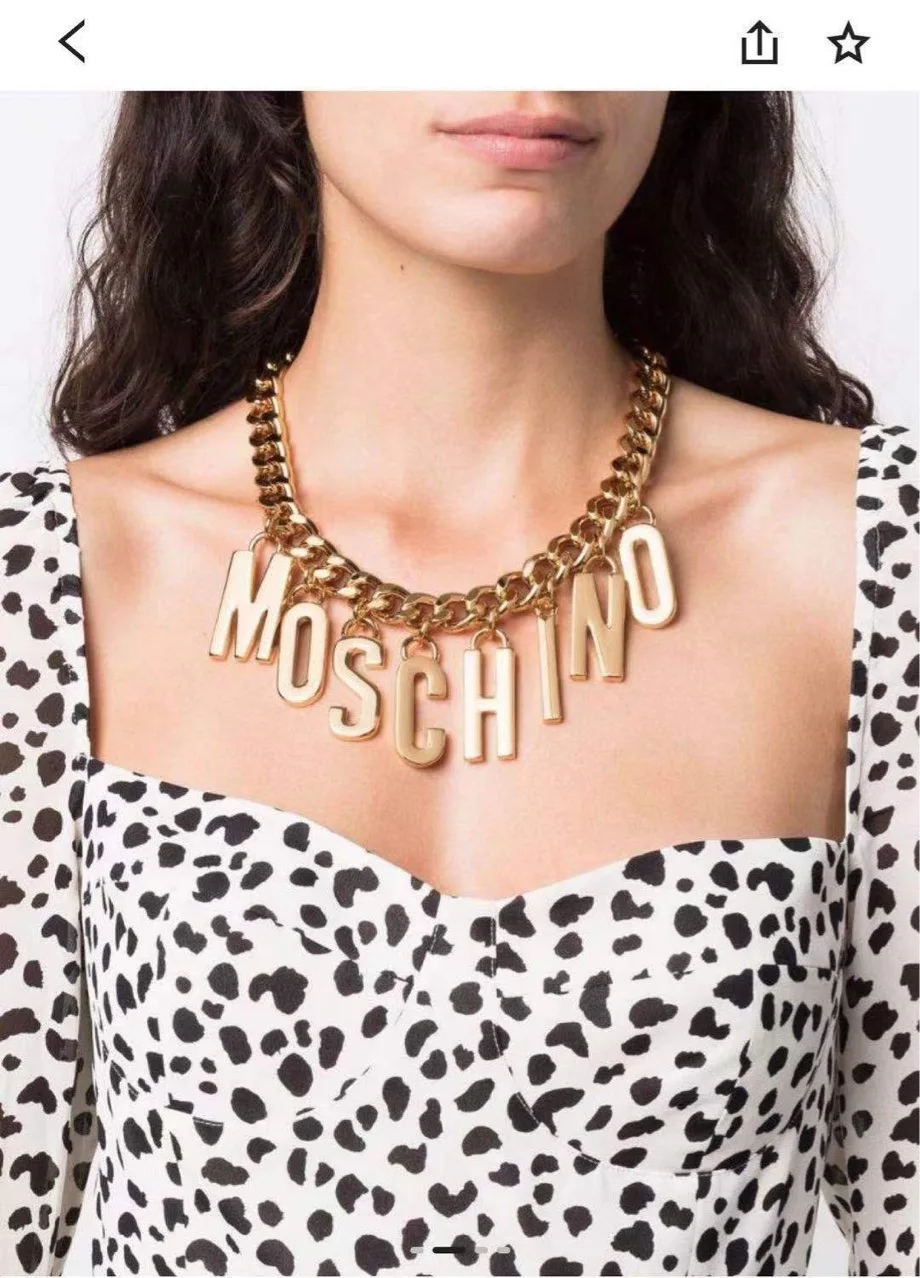 

European and American fashion MOS letter waist chain