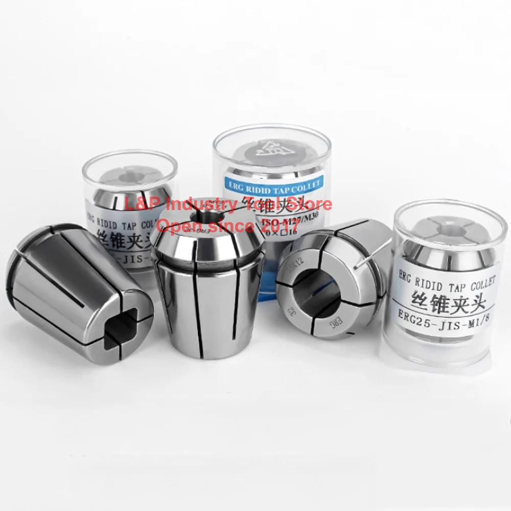 Präzisions-Spannzange für Gewindebohrer, Mini-Spannfutter ERG16/20/25/32 M2/3/4/6/8/10/12/14/16/18 JIS ISO DIN CNC-Klemmen, Bohrer, Drehmaschine, Fräsmaschine – Detail 8