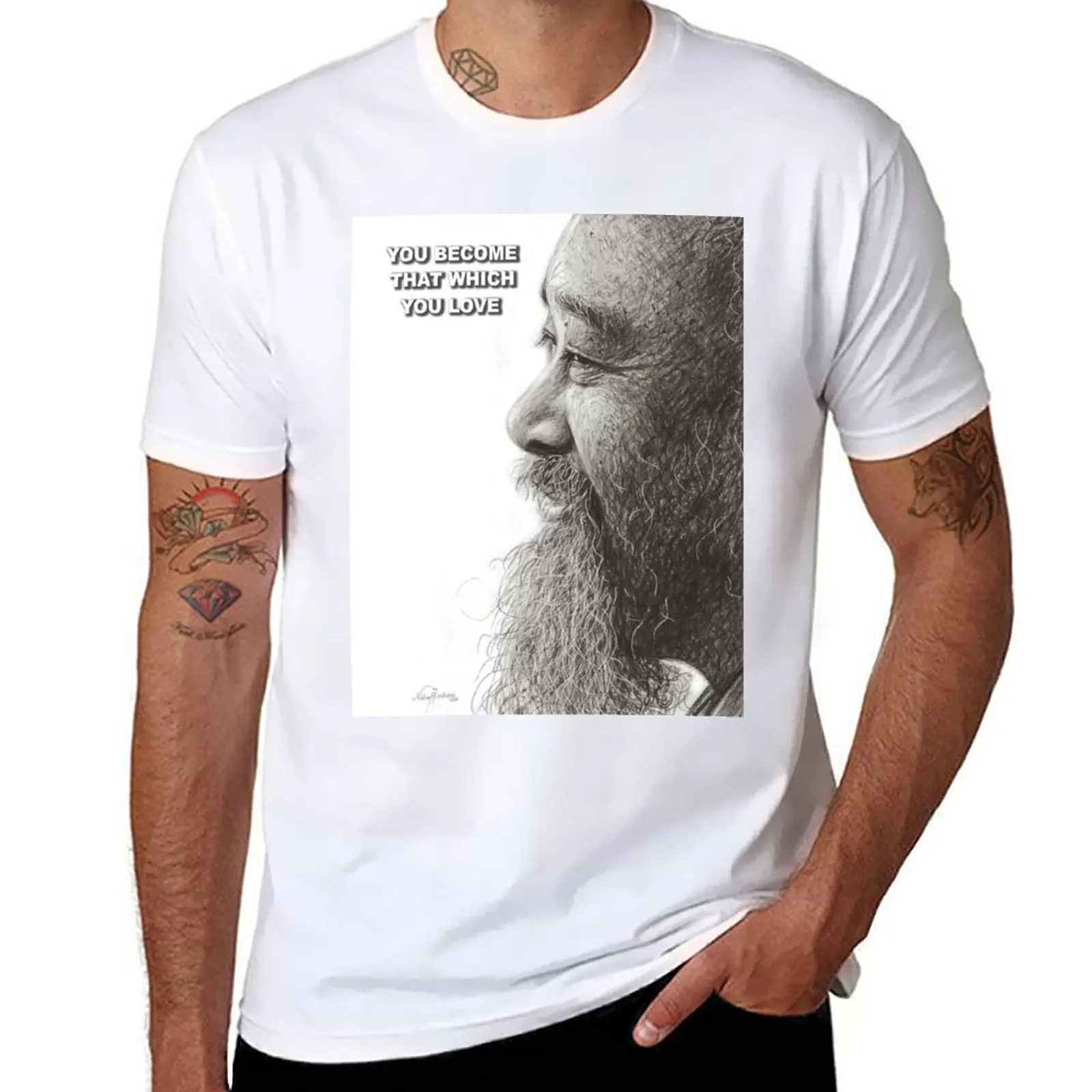 

MOOJI BABA SKETCH T-Shirt plus size tops aesthetic clothes fruit of the loom mens t shirts