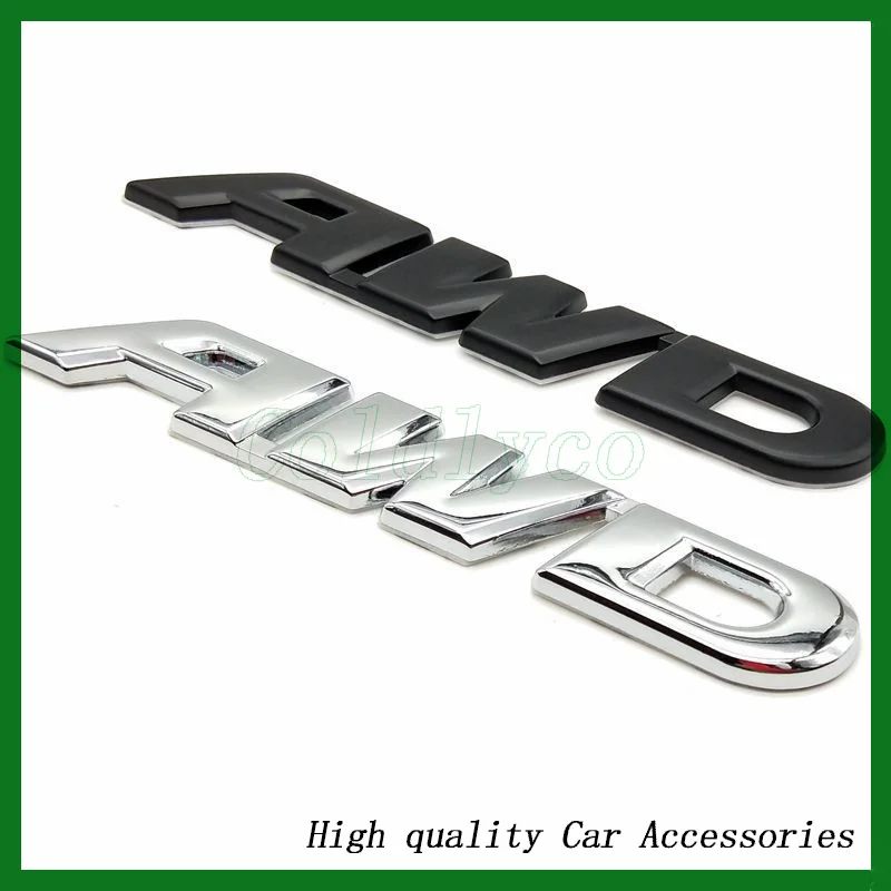 3D 금속 fpr AWD 편지 로고 자동차 트렁크 엠블럼 펜더 배지 데칼 스티커 Civic CRV RAV4 액세서리