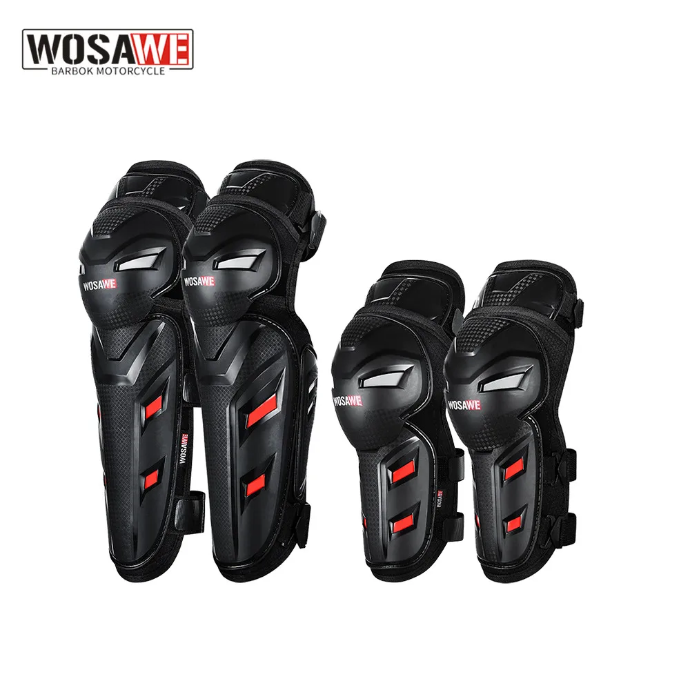 Motorcycle knee pad WOSAWE Knee Elbow Protective Pads Motorcycle Accessories Motocross Skating Protectors Riding Protective Gears