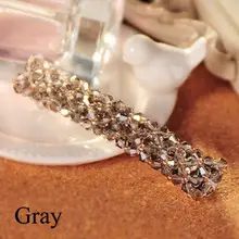  Fashion Women Girls Bling Headwear Crystal Rhinestone Hair Clip Barrette Hairpin Hair Accessories 