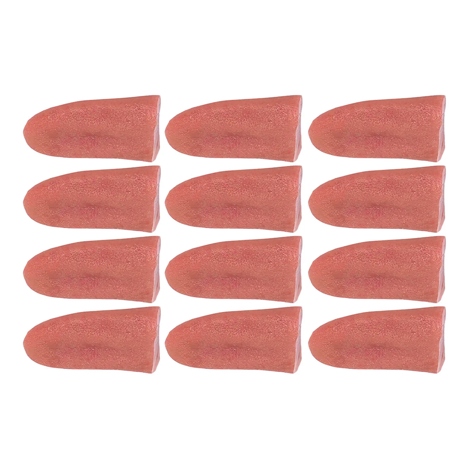 12Pcs 컴팩트 가짜 혀 장식 프리미엄 Tpr 소재 할로윈 축제 바보의 날 파티 용품 무대용 무서운 장난 소품
