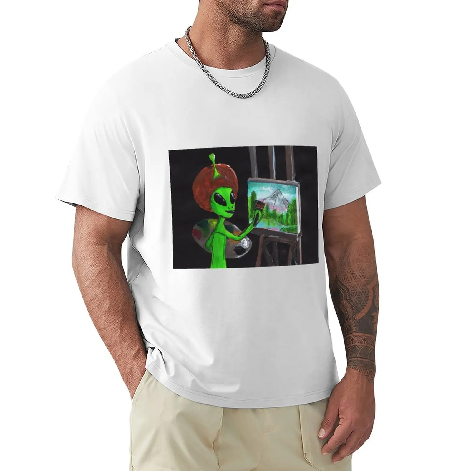 

Футболка Alien Bob, милая одежда, принт с животными для мальчиков, индивидуальный дизайн, ваша личная Мужская футболка, упаковка