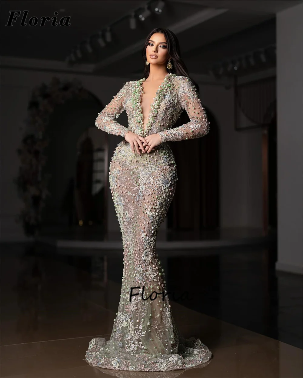 open lace back dress Turkish Kaftan Designer Khaleeji Thobe Dress in Embossed Satin Fabric –  Maxim Creation