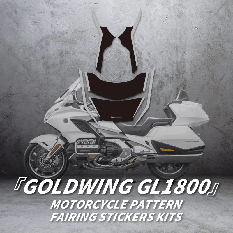 Used For HONDA GOLDWING1800 Motorcycle Body Paint Parts Area Decoration Decals Pattern Printing Stickers Fairing Kits pattern printing pu leather card holder case for samsung galaxy tab s6 lite p610 p615 s6 lite 2022 paris element