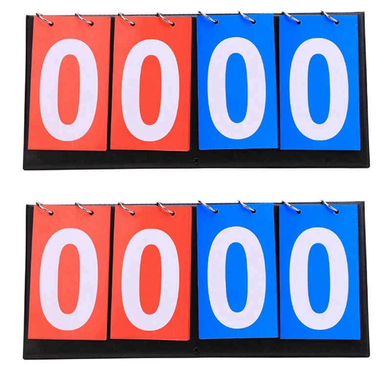 

Hot 2X 4 Digit Score Board Basketball Soccer Scoreboard For Basketball Football Badminton Volleyball Table Tennis