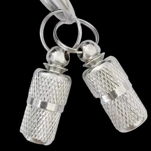 Premium Pet ID Tag & Waterproof Keychain Pendant for Dogs & Cats - Personalized Nameplate Accessory