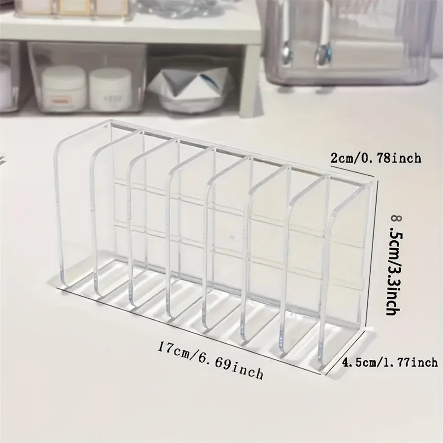 7 One Multifunctional Cash Cosmetic Rack Transparent, Dressing Table Cosmetic Sortion Box, Toothpaste Storage Rack