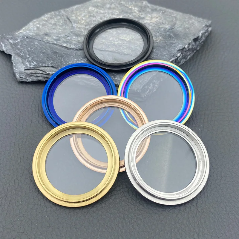 Enhanced Transparent Glass Sapphire Caseback for Automatic Movement Watch Cases