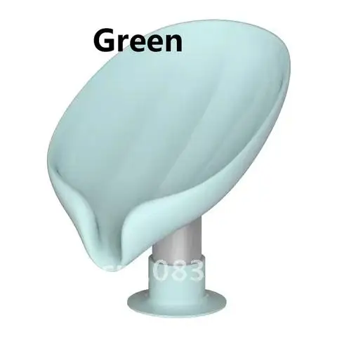 

Leaf Shape Soap Box Bathroom Soap Holder Kitchen Dish Storage Box Non-slip Drain Soap Storage Case Container Bathroom Accessorie