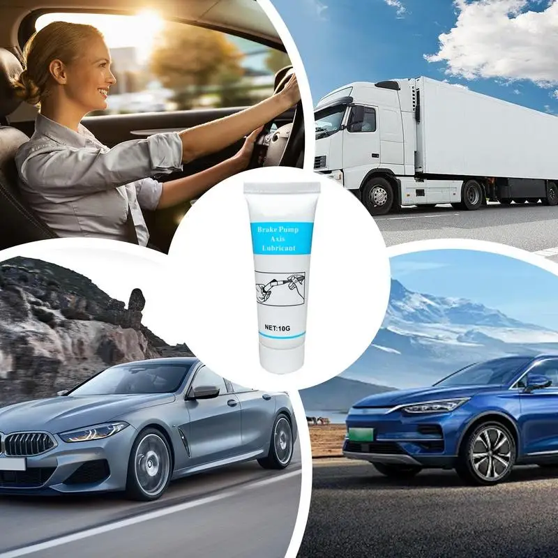 Brake Lubricant Cylinder Guide Pin Lubricant Brake System Tube Grease Heat Resistant Pad Grease 10g Car Care Products brake grease