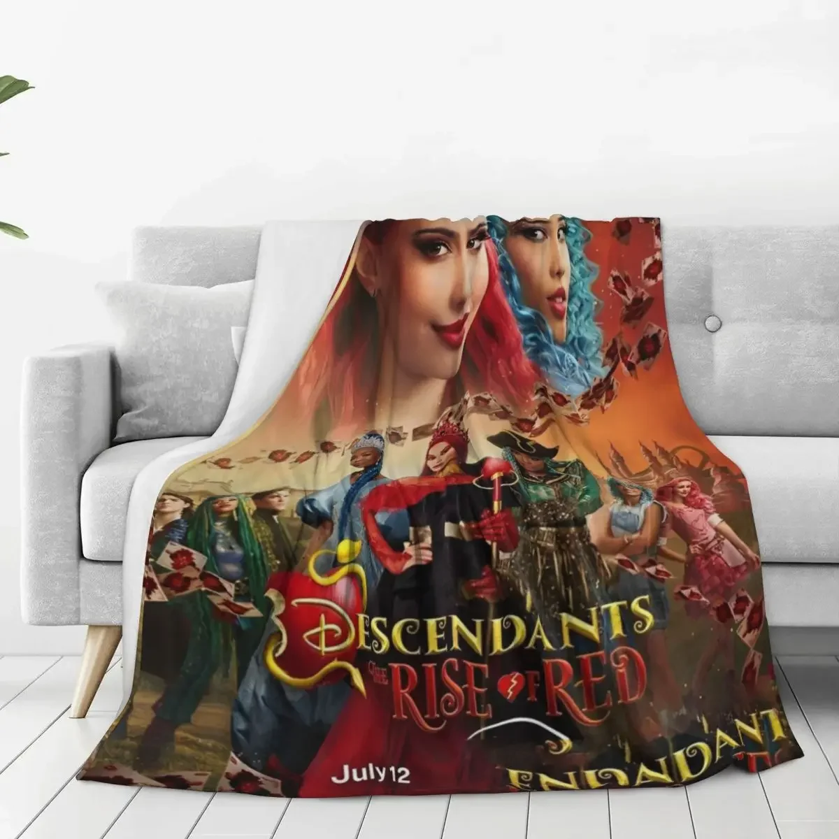 Descendants 4 Blanket Travel Flannel Bedding Throws For Bedroom Super Warm Design Quality Bedspread Gift Idea 3