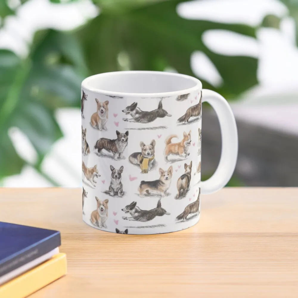 

Corgi Coffee Mug Thermal Coffee Cup To Carry Glass Cup